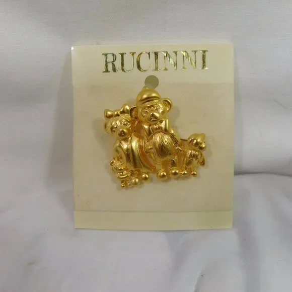 Ladies Rucinni Brooch - Picture 3 of 3